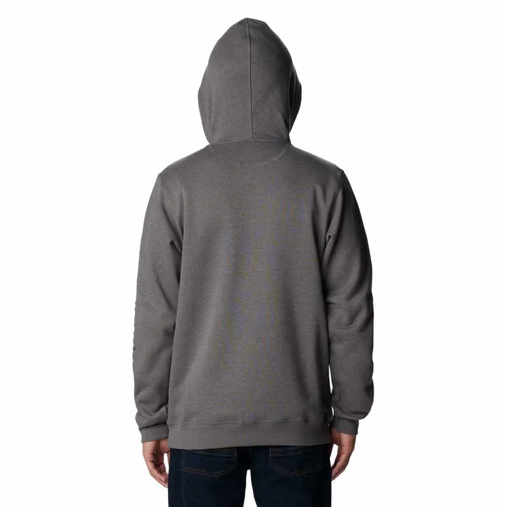 Columbia Logo Genser Med Hel Glidelås Refurbished, City grey heather / branded shadow lo