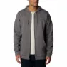 Columbia Logo Genser Med Hel Glidelås Refurbished, City grey heather / branded shadow lo