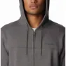 Columbia Logo Genser Med Hel Glidelås Refurbished, City grey heather / branded shadow lo
