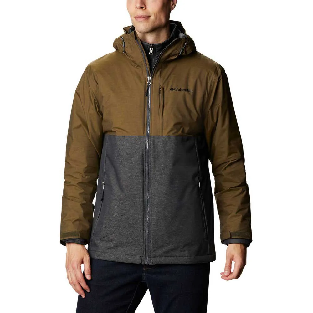 Columbia Ridge Gates Interchange Avtakbar Jakke, Shark twill / olive green slub