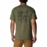 Columbia Rockaway River™ Back Graphic Kortarmet T-skjorte, Stone green / la