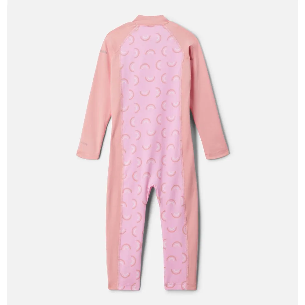 Columbia Sandy Shores™ Ii Uv-beskyttende Langermet Jumpsuit Til Barn unisex, Cosmos rainbowy / salmon rose, 4Y