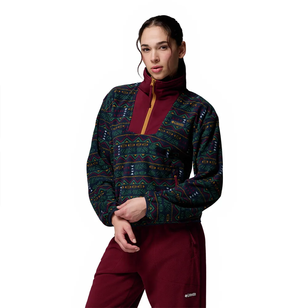 Columbia Sequoia Grove™ Printed Fleecejakke Med Halv Glidelås Columbia Sequoia Grove™ Printed Fleecejakke Med Halv Glidelås