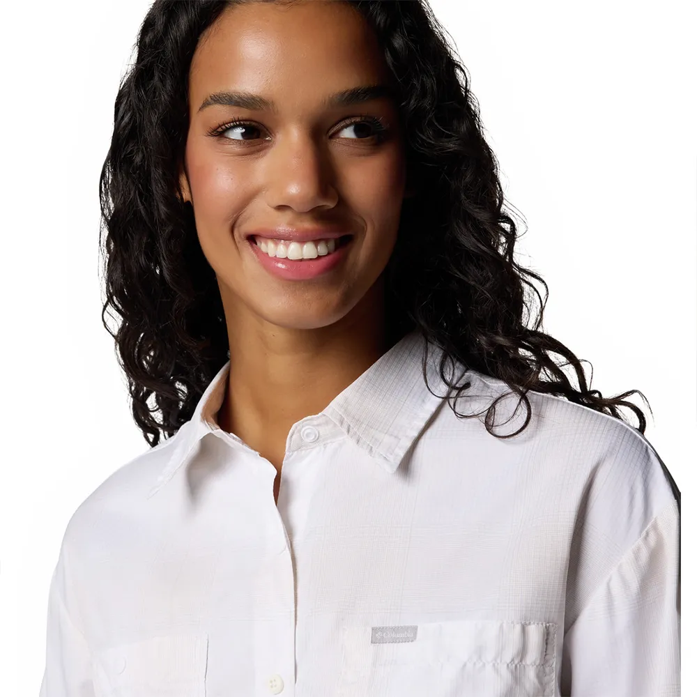 Columbia Silver Ridge Utility™ Patterned Skjorte Med Lange Ermer Columbia Silver Ridge Utility™ Patterned Skjorte Med Lange Ermer