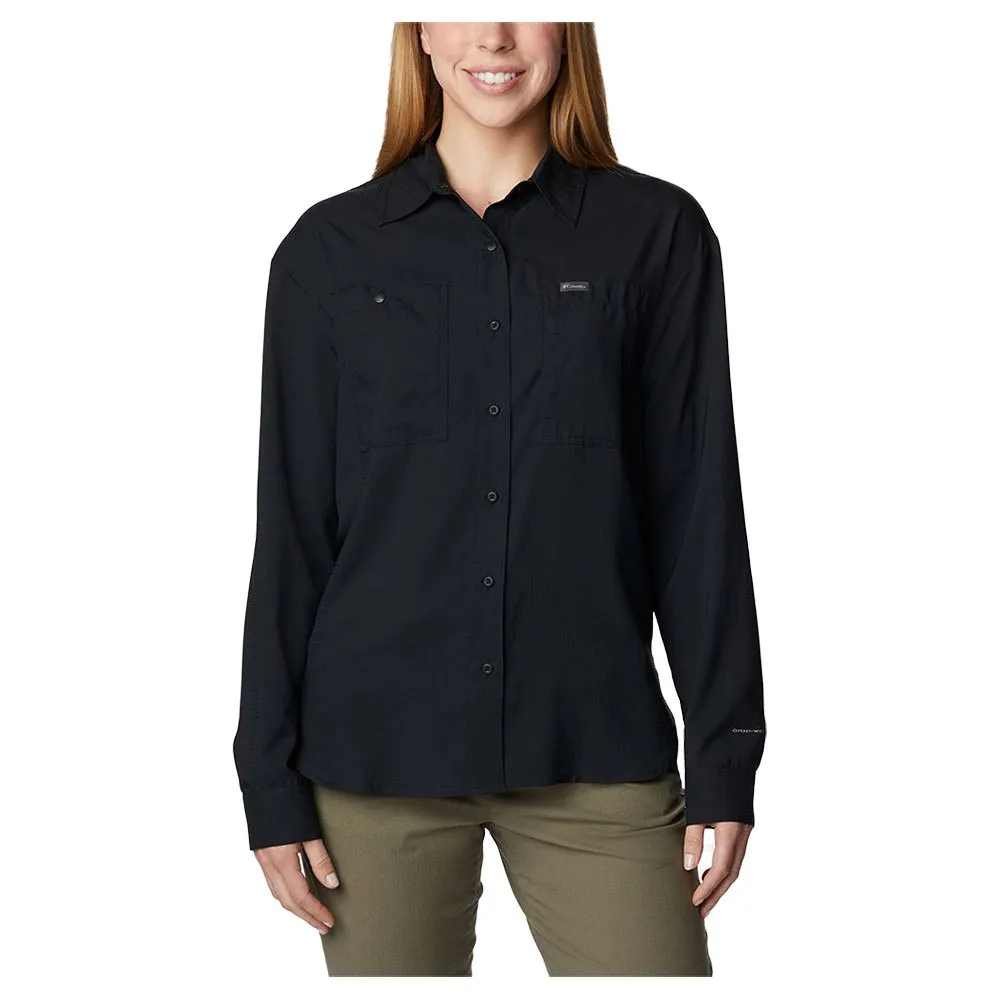 Columbia Silver Ridge Utility™ Relaxed Skjorte Med Lange Ermer Refurbished, Black Columbia Silver Ridge Utility™ Relaxed Skjorte Med Lange Ermer Refurbished, Black