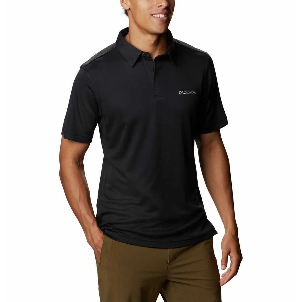 Columbia Sun Ridge™ Ii Kortermet Poloskjorte, Black Columbia Sun Ridge™ Ii Kortermet Poloskjorte, Black