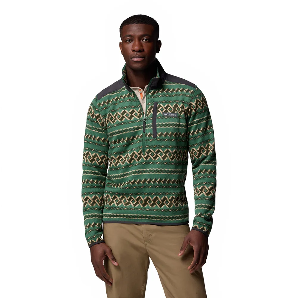 Columbia Sweater Weather™ Printed Ii Fleecejakke Med Halv Glidelås Columbia Sweater Weather™ Printed Ii Fleecejakke Med Halv Glidelås