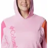 Columbia Trek™ Seasonal Ft Hoodie Hetteskjorte, Wild rose / wild