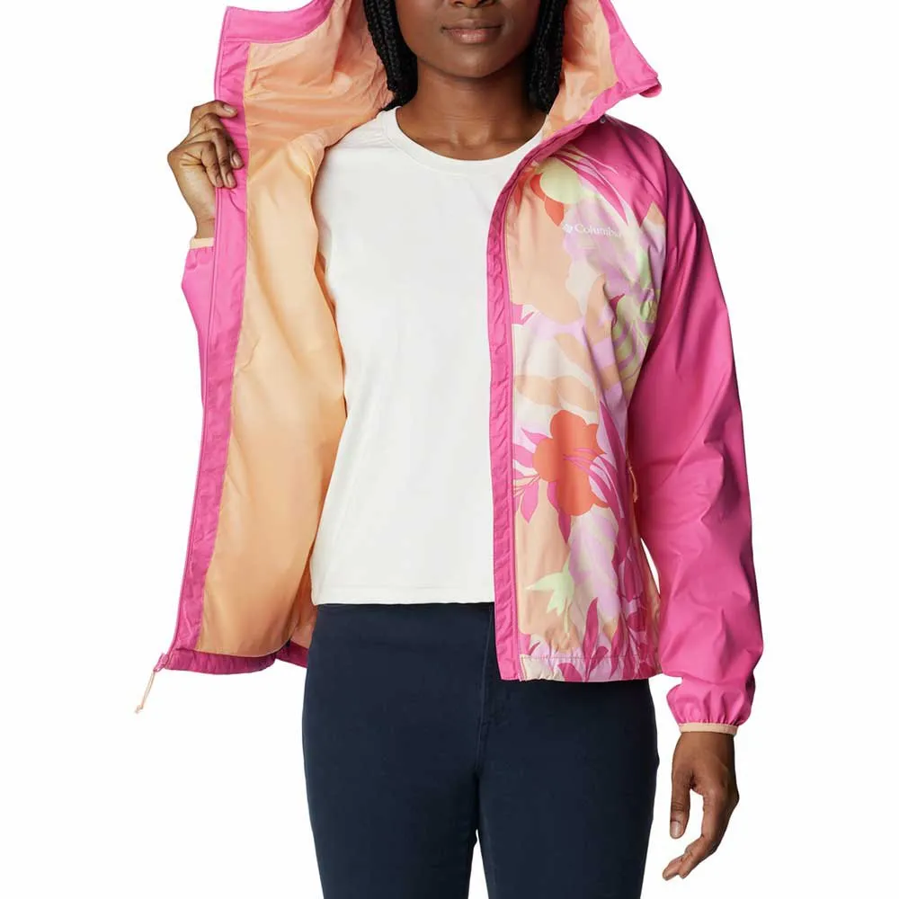 Columbia Ulica Jakke, Peach floriated