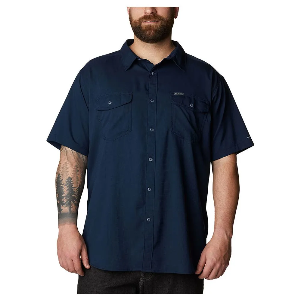 Columbia Utilizer™ Ii Solid Plus Size Kortarmet Skjorte, Collegiate navy