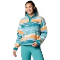 Columbia W Helvetia II Printed Cropped Half Snap Columbia W Helvetia II Printed Cropped Half Snap