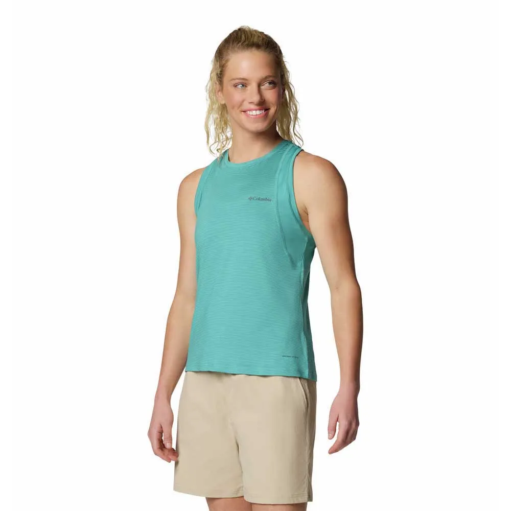 Columbia Weekend Ascent™ Ermeløs T-skjorte, Teal