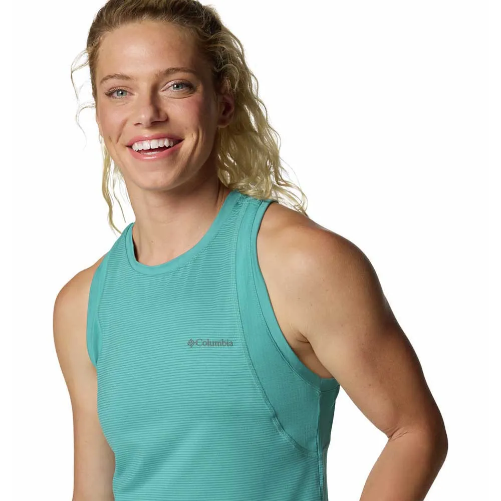 Columbia Weekend Ascent™ Ermeløs T-skjorte, Teal