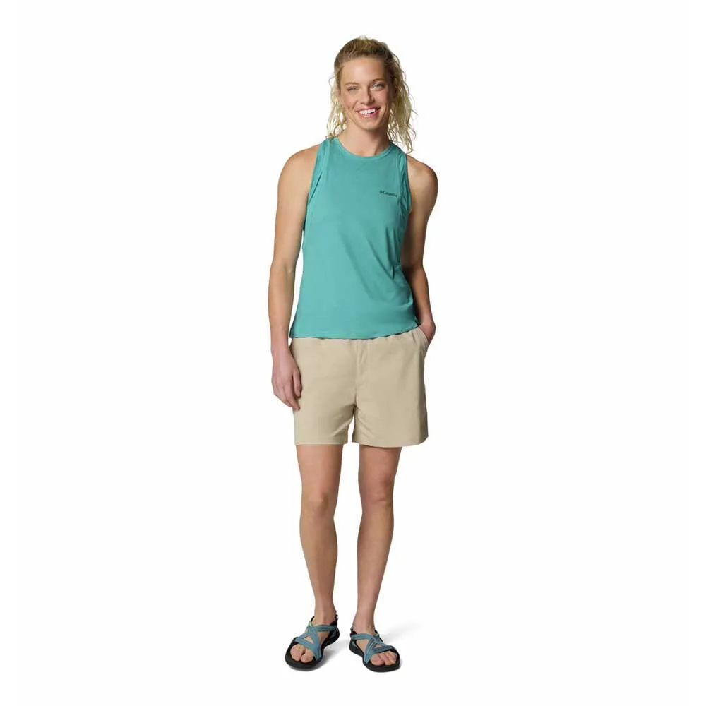 Columbia Weekend Ascent™ Ermeløs T-skjorte, Teal