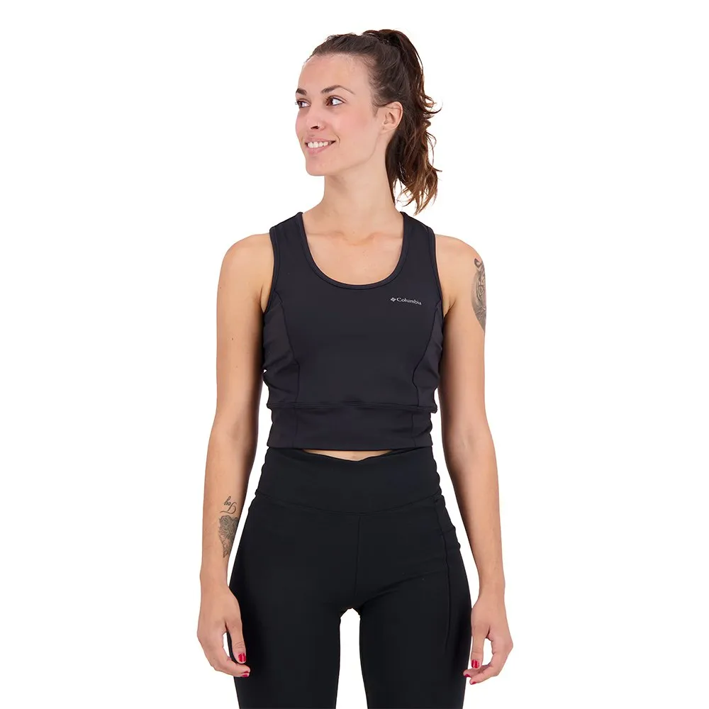 Columbia Windgates Ii Cropped Ermeløs T-skjorte, Black Columbia Windgates Ii Cropped Ermeløs T-skjorte, Black