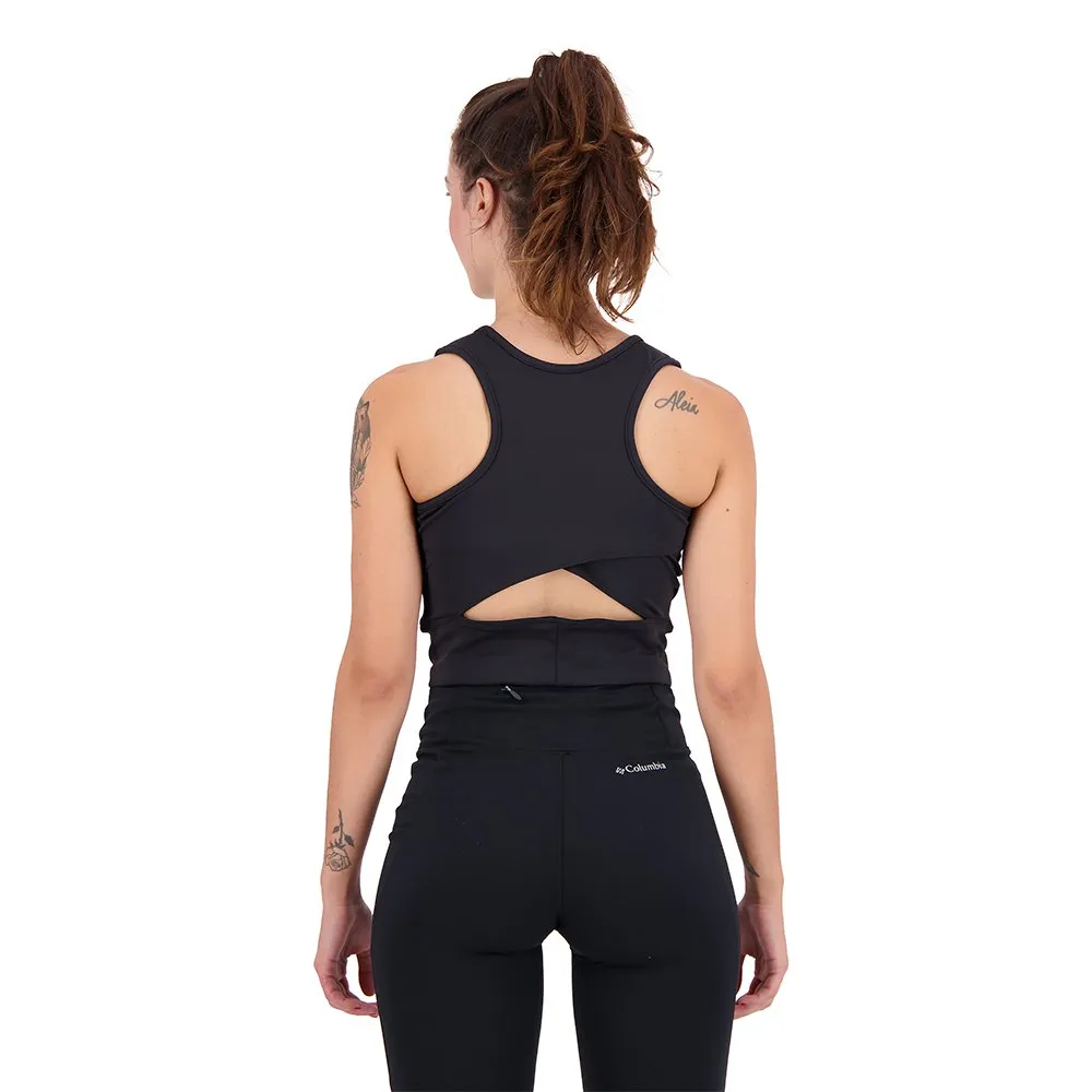 Columbia Windgates Ii Cropped Ermeløs T-skjorte, Black Columbia Windgates Ii Cropped Ermeløs T-skjorte, Black