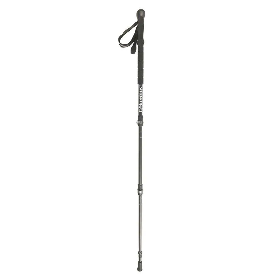 Columbus Cb6 Carbon Vandrestok 1 Enhet, Black, 63-135cm