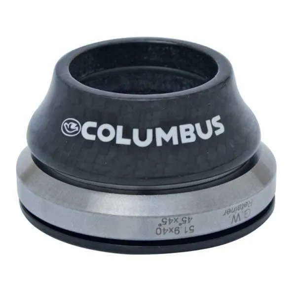 Columbus Compass 1-1/2´´ Carbon Integrert Styrelager, Black, One Size