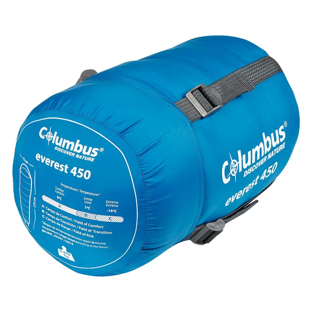 Columbus Everest 450 Light Sovepose, Blue, Right Zipper Columbus Everest 450 Light Sovepose, Blue, Right Zipper