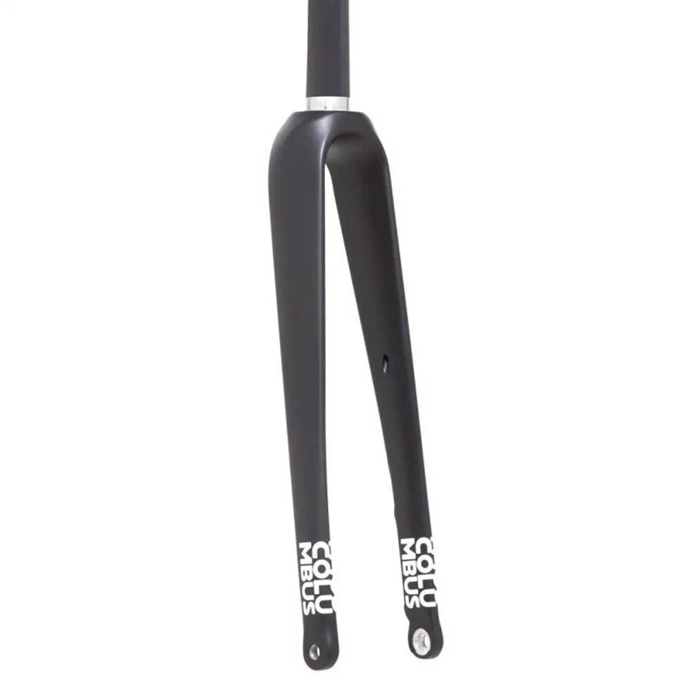 Columbus Futura 1-1/4´´ Carbon Gravel Gaffel, Black, 28"-700C, Rigid