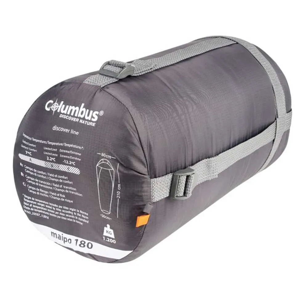 Columbus Maipo 180 Sovepose, Grey, Right Zipper
