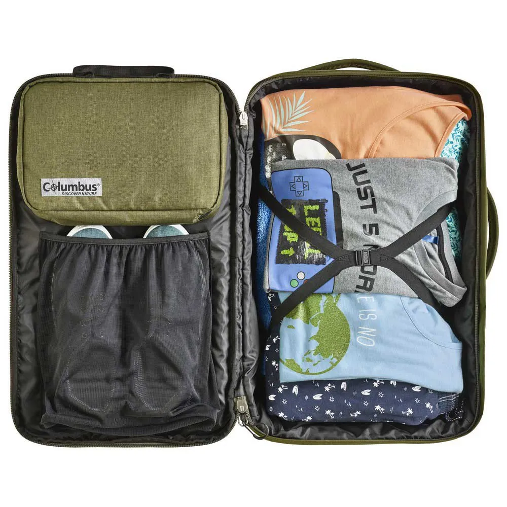 Columbus Travel Backpack Toalettsaker, Red