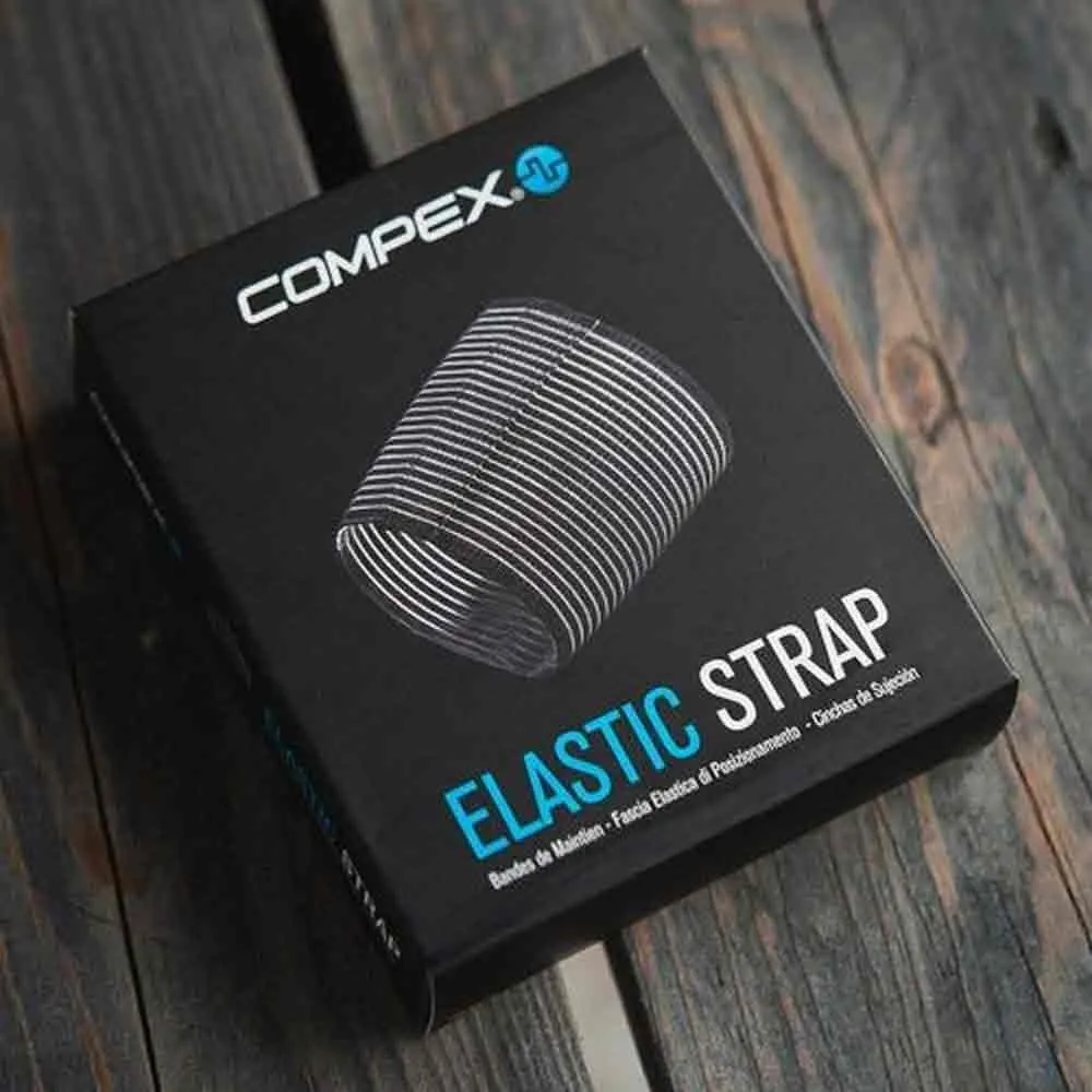 Compex Elastiske Stropper 4 Enheter, Black, One Size