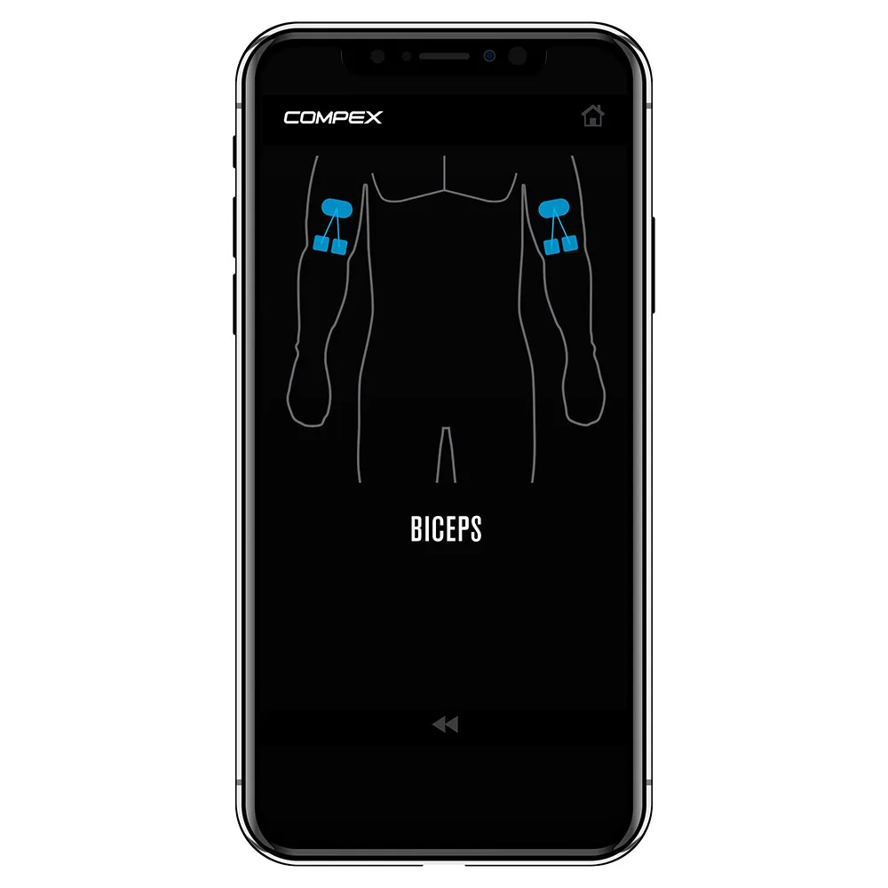 Compex Mini Trådløs Muskelstimulator Med Tens, Black, One Size