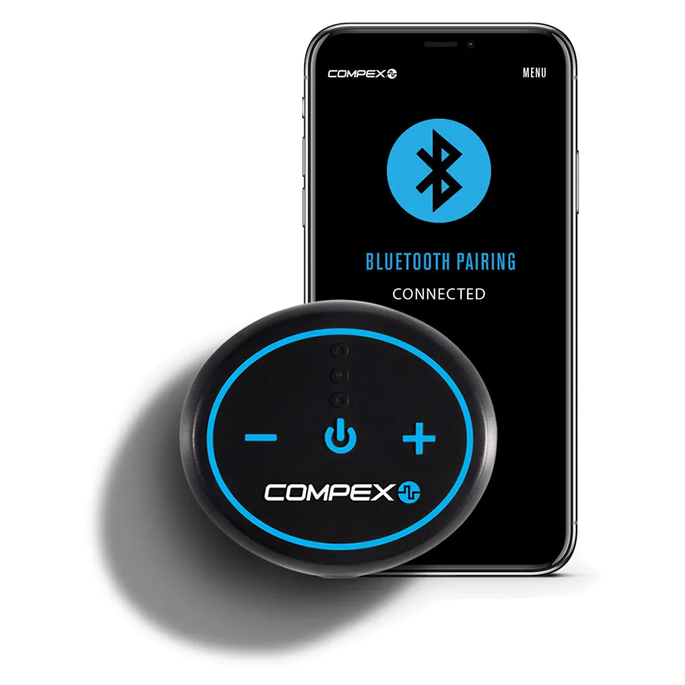Compex Mini Trådløs Muskelstimulator Med Tens, Black, One Size
