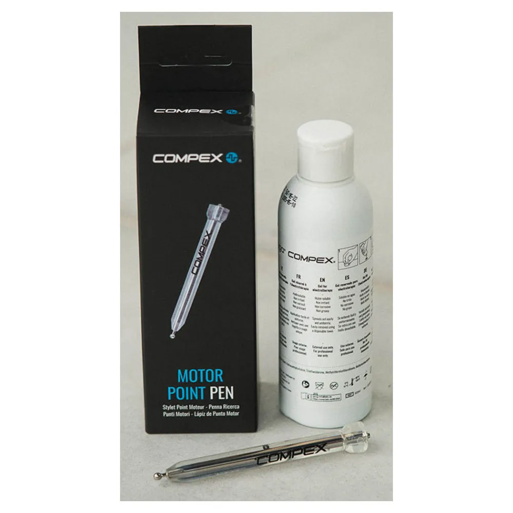 Compex Motorpunktpenn Og Gelpakke, Black / white, One Size