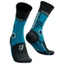 Compressport Pro Racing Sokker Refurbished male, Mosaic blue / black