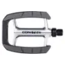 Con-Tec 1boot Sykkelpedaler, Black / silver, One Size