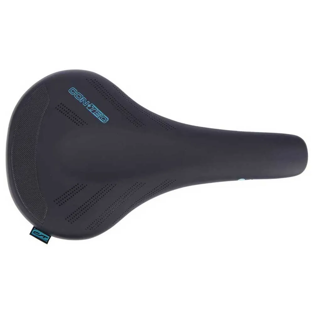 Con-Tec Aerobic Sykkelsete, Black / blue, One Size