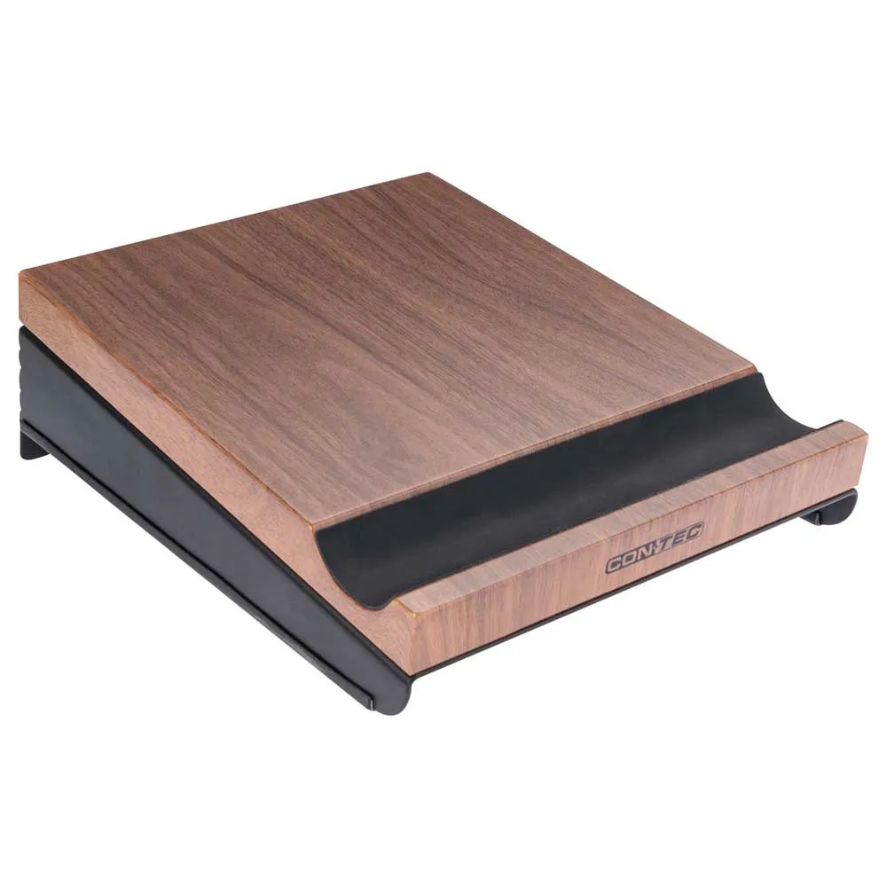 Con-Tec Bikeart Shelf Veggmontert Sykkelholder, Black / walnut, One Size