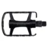 Con-Tec Blacktop Sykkelpedaler, Black / silver, One Size
