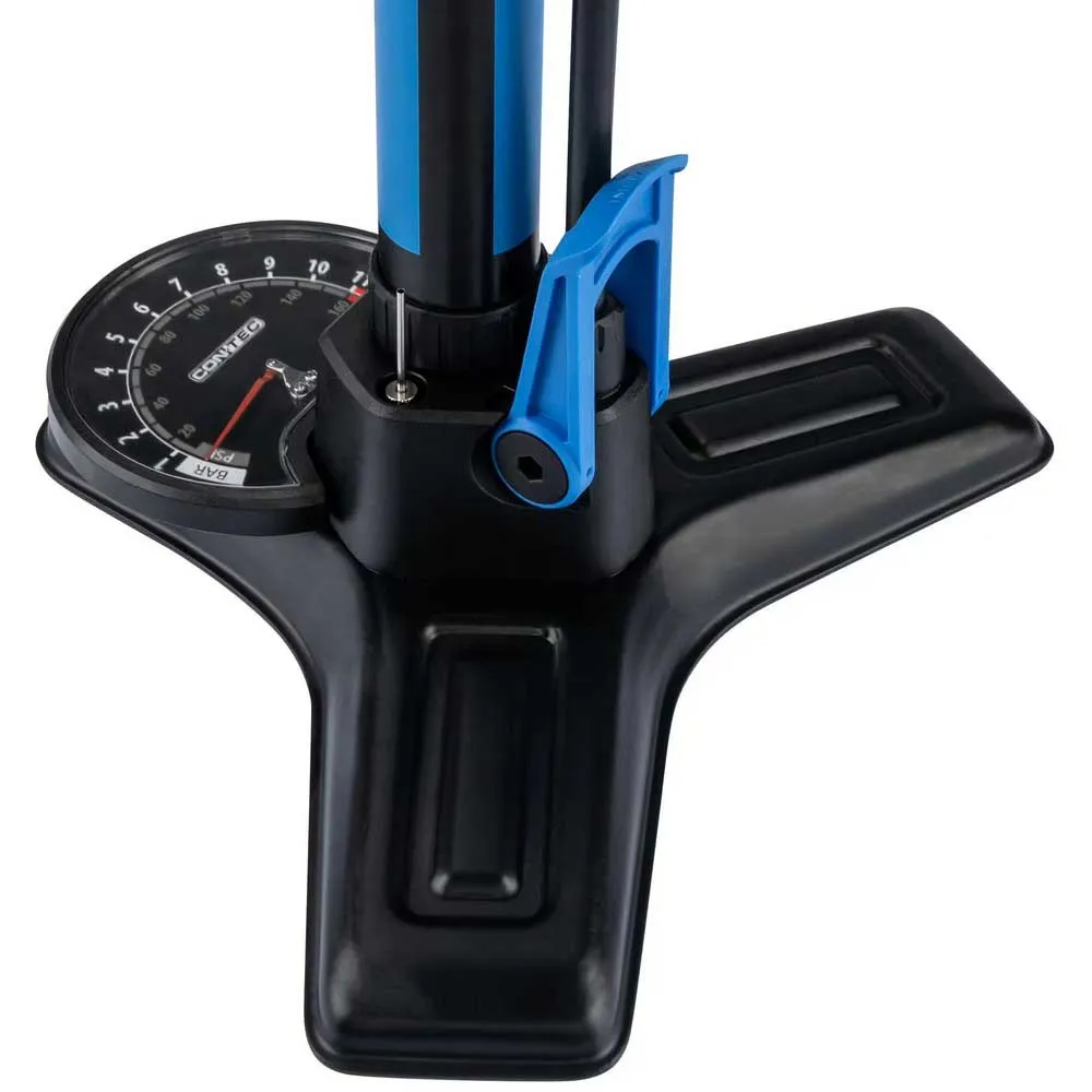 Con-Tec Boost Sykkelpumpe, Black / blue, 160psi
