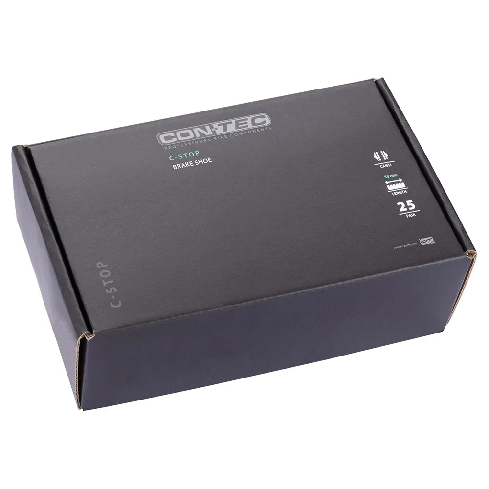 Con-Tec C-stop Medium Compound Felgbremseklosser 25 Enheter, Black, One Size