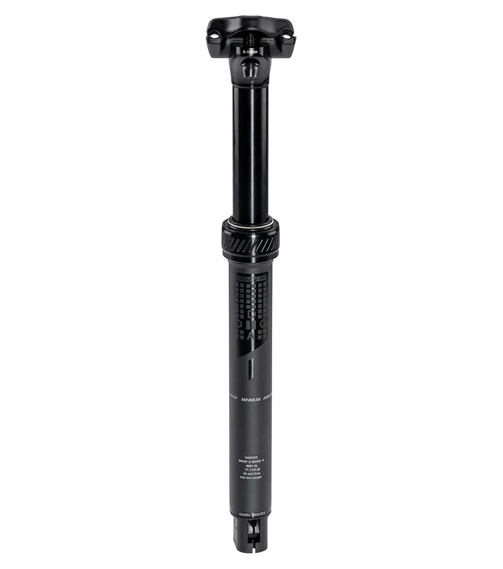 Con-Tec Drop-a-gogo Ii 80 Mm Dropper Setepinne, Black, 255-335mm, 27.2mm Con-Tec Drop-a-gogo Ii 80 Mm Dropper Setepinne, Black, 255-335mm, 27.2mm