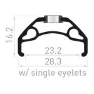Con-Tec Exit Master 27.5´´ Felg 23 Mm, Black, 27.5" 32H