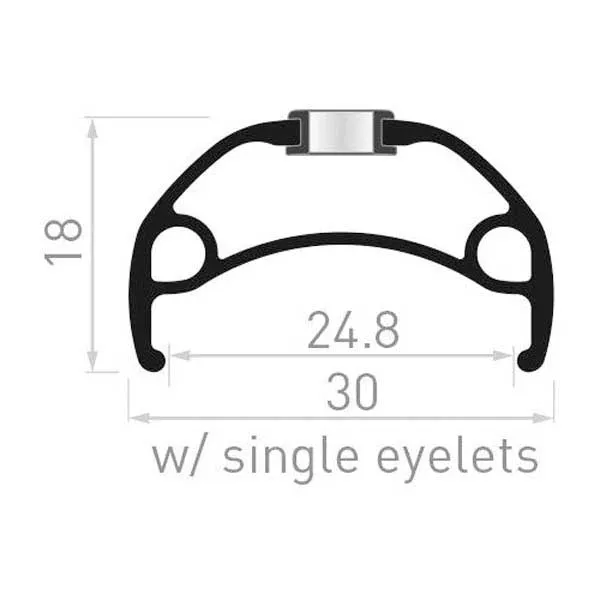Con-Tec Exit Master 29´´ Felg 25 Mm, Black, 29" 32H