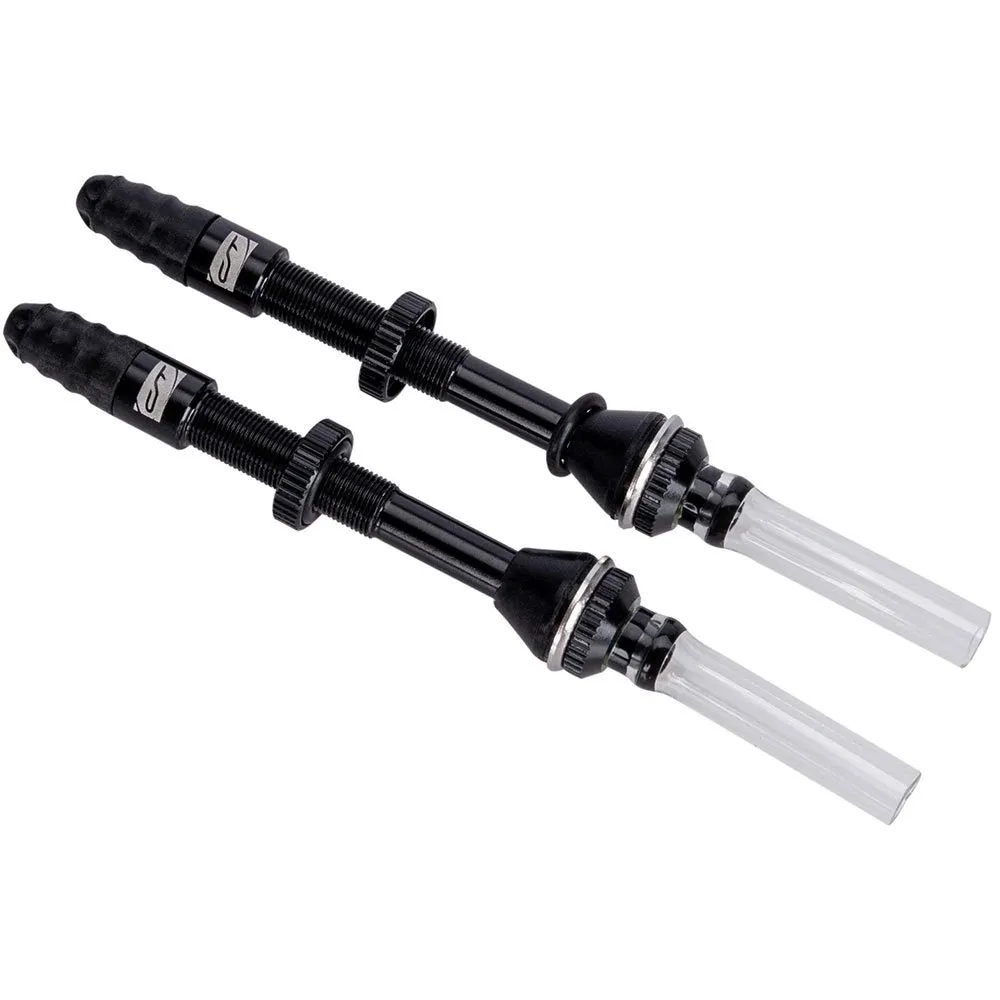 Con-Tec Fastair Tl Road Tubeless Presta Ventiler 2 Enheter, Black, 60mm