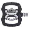 Con-Tec Ny-505050 Sykkelpedaler, Black / silver, One Size