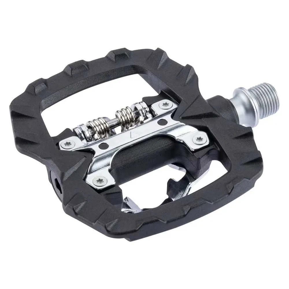 Con-Tec Ny-505050 Sykkelpedaler, Black / silver, One Size