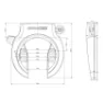 Con-Tec Powerloc M Ct1 Nr Sykkelrammelås, Black, One Size