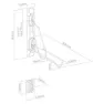 Con-Tec Smart Fold 559-584 Mm Veggmontert Sykkelholder, Black, One Size