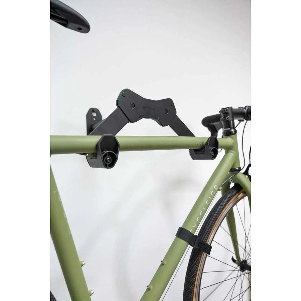 Con-Tec Smart Hold Veggmontert Sykkelholder, Black, One Size