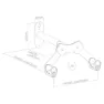 Con-Tec Smart Hold Veggmontert Sykkelholder, Black, One Size