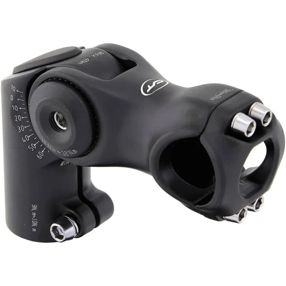 Con-Tec Tarantula Hy 25.4 Mm Justerbar Stamme, Black, 80mm, -10º/+60º Con-Tec Tarantula Hy 25.4 Mm Justerbar Stamme, Black, 80mm, -10º/+60º