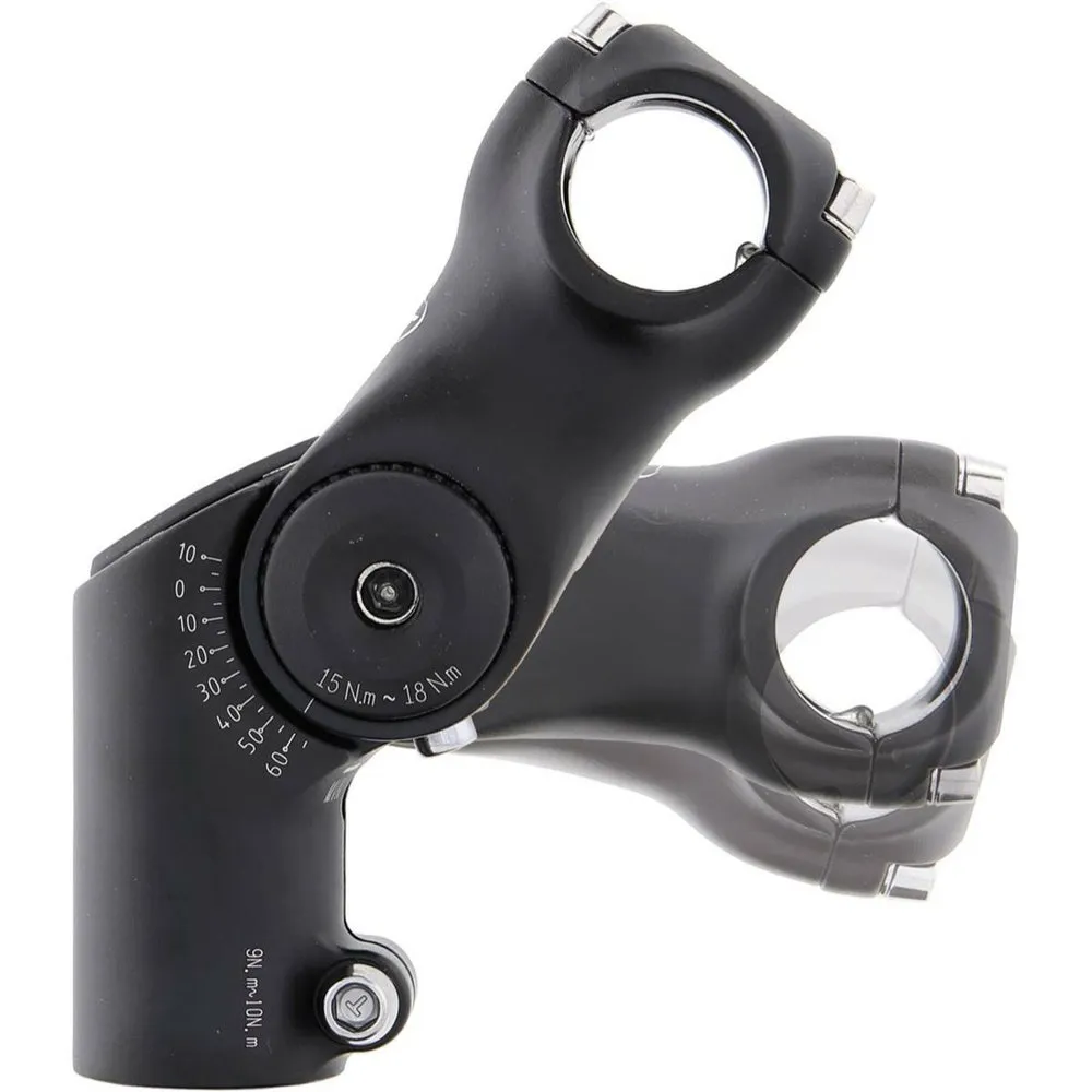 Con-Tec Tarantula Hy 25.4 Mm Justerbar Stamme, Black, 80mm, -10º/+60º Con-Tec Tarantula Hy 25.4 Mm Justerbar Stamme, Black, 80mm, -10º/+60º