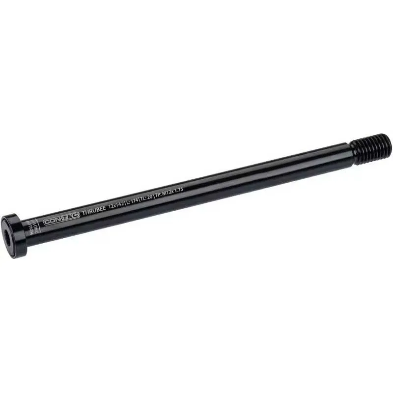 Con-Tec Thrubee Gjennomgående Aksel, Black, 174mm Con-Tec Thrubee Gjennomgående Aksel, Black, 174mm